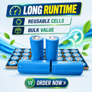 Batterie Grade HYL 3270 0, 3.2V 6000mAh, cellule cylindrique LFP rechargeable, IMR 18650, 4000 cycles, taux de décharge 3C, solaire - Product Image 1
