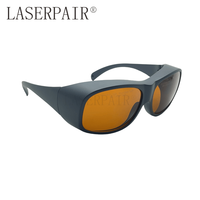 Lunettes de sécurité laser Laserpair certifiées CE EN207 pour diodes Alexandrite et laser picoseconde ND YAG, protection OD 7+ avec 11% de transmission