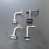 Accessoires de main courante d'escalier en verre d'acier inoxydable
