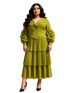 Vestidos Largos Maxi Elegantes de Color Sólido para Fiesta de Noche en Turquía 2026, de Fibra de Poliéster Natural, Corte Recto, Asimétricos para Mujer - Product Image 1