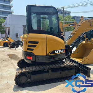 Mini-excavatrice Sany SY35U d'occasion de haute qualité, 3,5 tonnes, avec moteur Yanmar, boîte de vitesses PLC et moteur, modèle 2022, origine Hunan - Product Image 1
