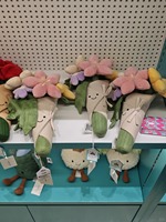 Bouquet alternatif Jelly Cat soigneusement sélectionné, prêt à l'emploi, avec étiquetage complet pour mariages, poupées en peluche romantiques
