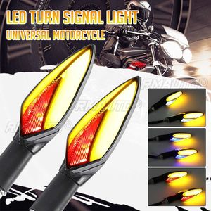 2 pièces, clignotants LED 12V pour moto, feux de signalisation pour Yamaha MT07 MT09 pour Honda - Product Image 1