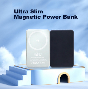 2 trong 1 Ultra Slim 5000mAh PD 18 Wát nhanh chóng sạc Magnetic ngân hàng điện không dây cho Iphone - Product Image 3