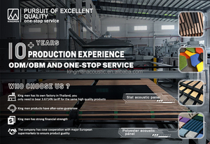 Panel Akustik Penyerap Suara Modern KINGMAN 3D Serat Poliester Peredam Suara Dekorasi Dinding untuk Penggunaan Rumah Tangga di Dapur - Product Image 6