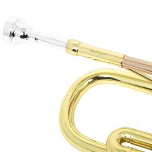 <span class=keywords><strong>Trompeta</strong></span> Bb Profesional de Latón con Acabado Dorado, Fabricada en Fábrica, con Boquilla Grande - Product Image 6