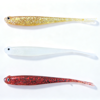 Leurre souple Bellance Source Factory Split-gut Fork-tailed Fish 125mm 8g en PVC imprimé pour la pêche en mer et en ruisseau