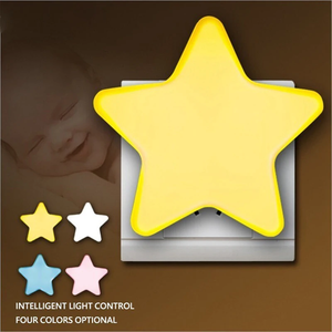 Luces Nocturnas LED con Forma de Estrellas para el Hogar Inteligente, Lámpara Nocturna con Enchufe Estadounidense, Decoración para el Hogar, Dormitorio, Mesita de Noche, Habitación de Bebé, Sala de Estar - Product Image 4