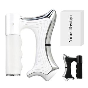 Masseur musculaire professionnel à vibrations 0728, rechargeable par USB Type-C, design incurvé, lame de massage portable - Product Image 4