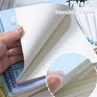 Carnets de notes en PP à spirale A5/B5 personnalisables pour le bureau, l'école et les étudiants, vente en gros