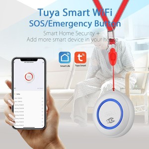 TUYA WiFiSOSボタンSOS緊急ボタンアラームホーム盗難警報センサー2.4Gパニックボタン - Product Image 2