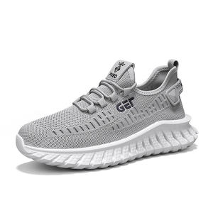 Men's Fly-Weave Breathable Casual Work Boots with Thick Soles for <b>Driving</b>, Outdoor Sports and Running <b>Shoes</b> - Product Image 6