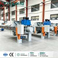 Presse à filtre à plaques et cadres pour la déshydratation des boues industrielles à faible humidité