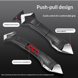 Caulking Scraper Caulk Applicator Grout Smoothing <b>Tool</b> Scraper Specific Multi-Functional Caulking Remover <b>for</b> Edging Finishing - Product Image 6