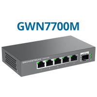 Seri Grandstream GWN7700M saklar jaringan Multi-Gigabit 2.5G tidak dikelola GWN7700M GWN7700MP GWN7701M