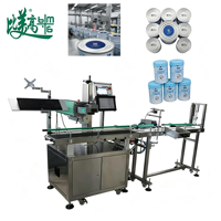 Machine de marquage laser UV Teksher DataMatrix avec codage anti-contrefaçon pour la ligne de production de boîtes de lait en poudre