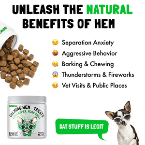 بالجملة الكلاب تهدئ يمضغ لينة يعامل القنب لتهدئة الكلب يساعد في القلق الكلب ، ينبح ، تخفيف التوتر الكلب القلق الإغاثة - Product Image 4