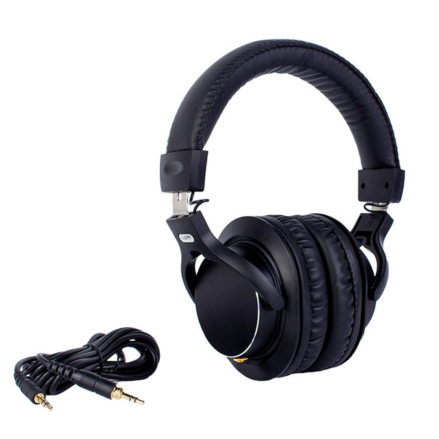 Audfine MR730X OEM Customize Wired Stereo Headset Over Ear Noise Canceling Professional Studio Monitor Headphone for Recording