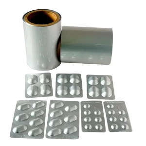 Envasado de medicamentos lámina de formación en frío Alu papel de aluminio para envases de Blíster