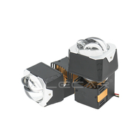 Phare de voiture à LED bi-laser de 1,5 pouce, projecteur de retrofit, feux de croisement 35W 8000Lm, feux de route 50W 10000Lm, 3000-6500K