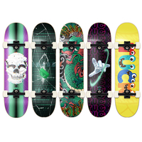 Skateboard complet Tail Devil avec roues de skateboard au design professionnel