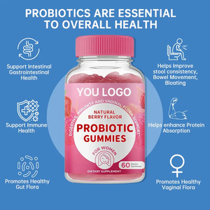 Probióticos en Gomitas OEM para Mujeres, Apoyo Digestivo e Inmunológico, <span class=keywords><strong>Flora</strong></span> Vaginal Equilibrada, Suplemento Enzimático para la Salud Femenina - Product Image 5