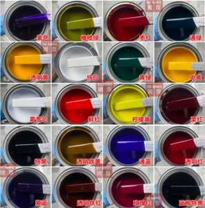 <span class=keywords><strong>Peinture</strong></span> automobile 2K <span class=keywords><strong>couleur</strong></span> acrylique violet rouge bordeaux, rouge bonbon, rouge vin, bordeaux métallisé - Product Image 3