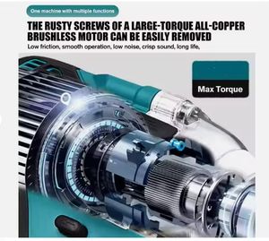 Zware Handheld 21V Oplaadbare Koppel Elektrische Borstelloze Draadloze Slagmoersleutel - Product Image 5