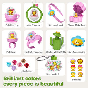 Ensemble de jouets de <span class=keywords><strong>jardin</strong></span> pour enfants, <span class=keywords><strong>maison</strong></span> de jeu éducative précoce pour garçons et filles, ensemble de jouets créatifs - Product Image 4