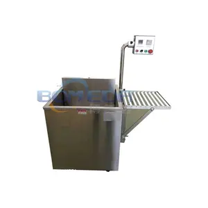 Shrink dip tank hot water heating meat shrinking tunnel wrapping machine