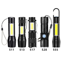 Gantungan kunci Led Mini taktis, lampu berkemah multifungsi luar ruangan tahan air USB dapat diisi ulang gantungan kunci