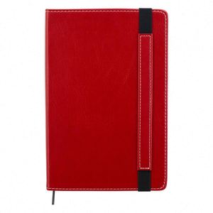 Bloc-notes promotionnel personnalisable, best-seller, avec bande élastique, A5, multicolores, pour usage professionnel, avec logo - Product Image 3