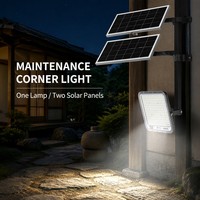 Projecteur LED haute puissance CRANE Dual PV Solar Panel 7800LM pour murs extérieurs de bâtiments commerciaux