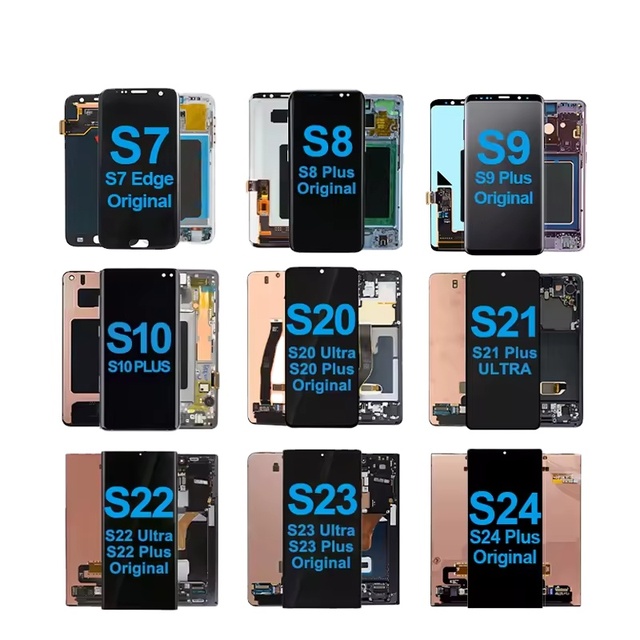 For samsung Lcd for samsung for samsung S7 S8 S9 S10 S20 S21 S22 S23 S24 Screen Pantalla Para Display