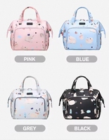 Grande poussette multifonctionnelle de voyage pour bébé Sac à langer imperméable pour maternité Sac à langer pour bébé avec fermeture à glissière