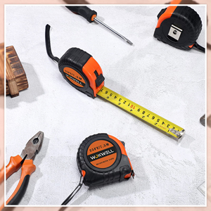 5m/16ft, 7.5m/25ft, 10m/33ft Băng biện pháp tùy chỉnh logo thương hiệu, đo băng với Carbon thép lưỡi đo băng - Product Image 5