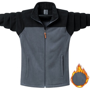 Logo personnalisé 100% polyester <span class=keywords><strong>chasse</strong></span> en plein air coupe-vent <span class=keywords><strong>veste</strong></span> zippée hommes hiver thermique <span class=keywords><strong>polaire</strong></span> Softshell vestes - Product Image 4