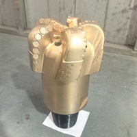 Foret PDC grande taille à lame angulaire pour forage de puits d'eau, outil de forage en carbure de tungstène forgé à haut ROP pour roche et sol