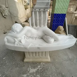 Hand Carved Life Size Famous Marble Statues Sleeping Beauty Nude White Marble Sex Girl Woman Sculpture Statues For Sale