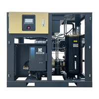 Compresseur à vis de bonne qualité 7.5kw,22kw 16 bar tout-en-un compresseur d'air rotatif industriel pcp avec sécheur et réservoir d'air