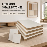 MDF mélaminé sur mesure, panneaux de fibres personnalisés pour les fabricants de meubles sur mesure