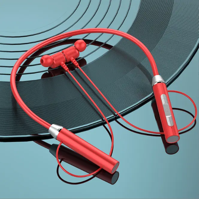 J01 Bluetooth אוזניות אלחוטי אוזניות מגנטי Neckband אוזניות עמיד למים ספורט אוזניות עם מיקרופון רעש ביטול