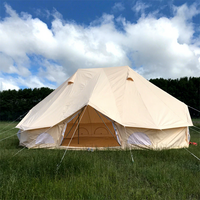 Tente Emperor Bell Ridge en tissu de coton, résistante à la moisissure, imperméable, professionnelle, pour le camping, la nuit, multi-personnes