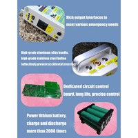 Generador de Energía Manual para Carga de Celulares, 12V/220V 240W 65Wh, Batería con Salida USB 5V/3A, 16kg, XY-201L, 1 Año de Garantía