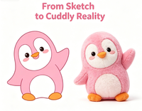 Peluche pingouin personnalisée OEM ODM avec rembourrage en coton PP, design moelleux, pour la promotion, le soulagement du stress, cadeau de Noël