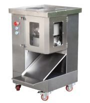 Machine à trancher et à déchiqueter la viande fraîche électrique à double lame en acier inoxydable, état neuf - Product Image 6