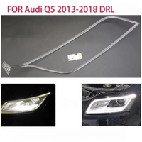 Untuk Audi Q5 8R 2013 2014 2015 2016 2017 2018 Tabung DRL Lampu Depan & Modul DRL, Lampu Siang Hari Strip Pemandu Cahaya