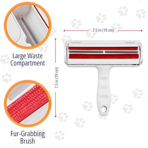 Brosse de toilettage pour animaux personnalisable avec logo, vente en gros, brosse à poils pour canapé et tapis, rouleau anti-poils réutilisable et autonettoyant pour chiens et chats - Product Image 6