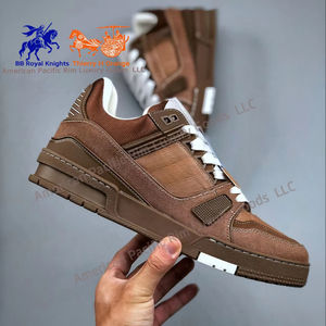 Baskets de sport de luxe pour hommes de marque célèbre, haute qualité, pour la course et la marche, tendance mode à lacets - Product Image 1