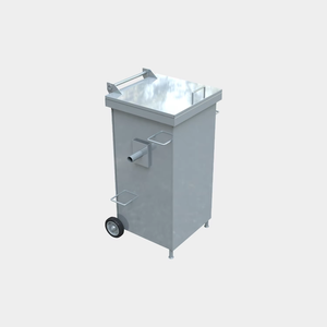 BDB BDB.10240-A Waste Bins Customizable 240L Outdoor 1.5mm Thick <b>Pedal</b> Garbage Container for Recycling According to Customer - Product Image 3